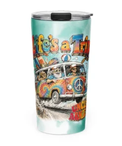 Road Trip Steel Tumbler TieDye